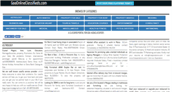 Desktop Screenshot of goaonlineclassifieds.com